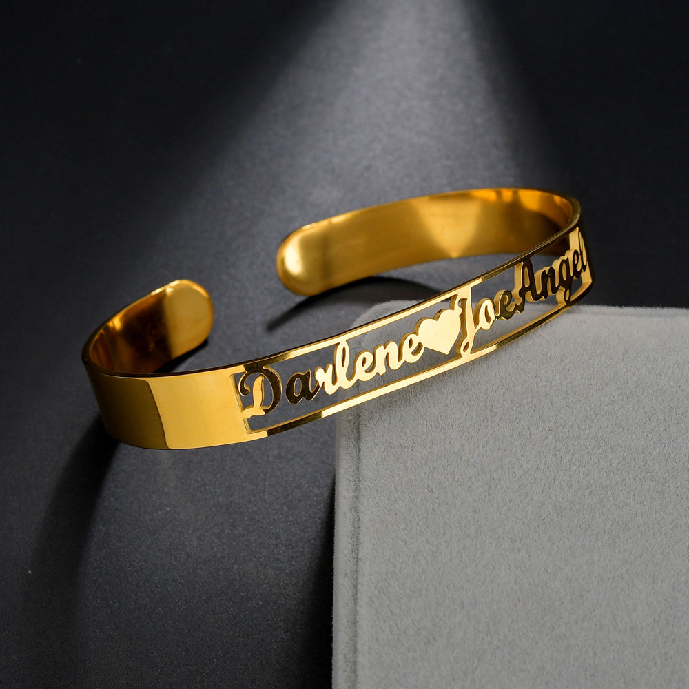 Customized Name Bracelet Stainless Steel Jewelry