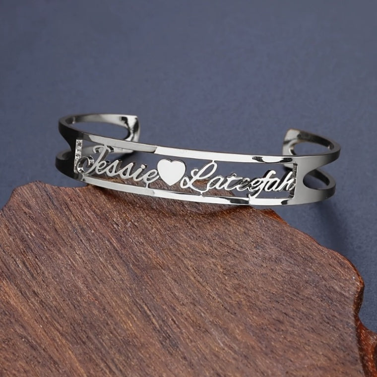 Customized Name Bracelet Stainless Steel Jewelry
