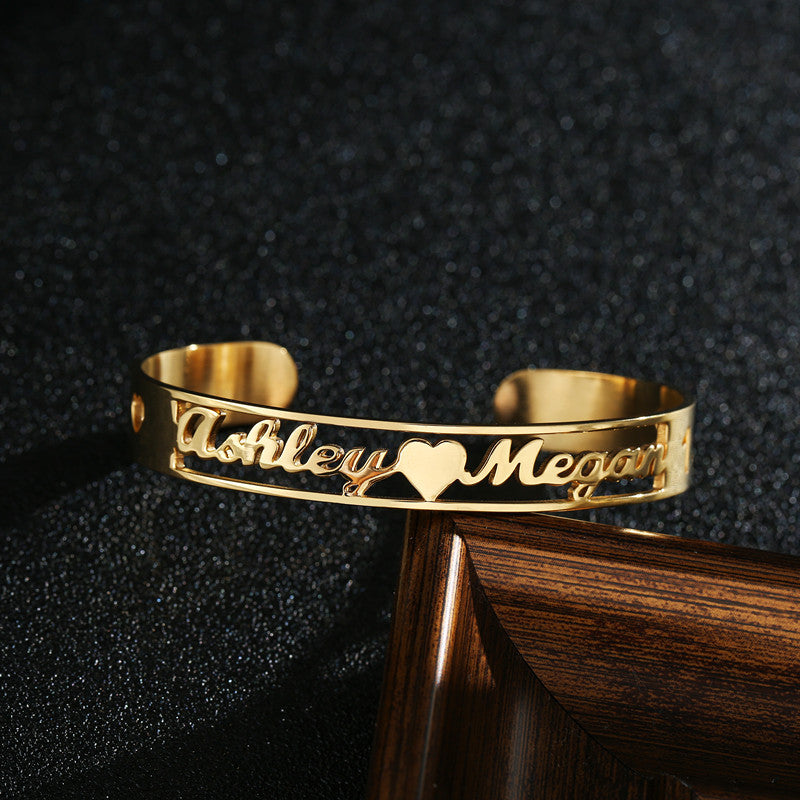 Customized Name Bracelet Stainless Steel Jewelry