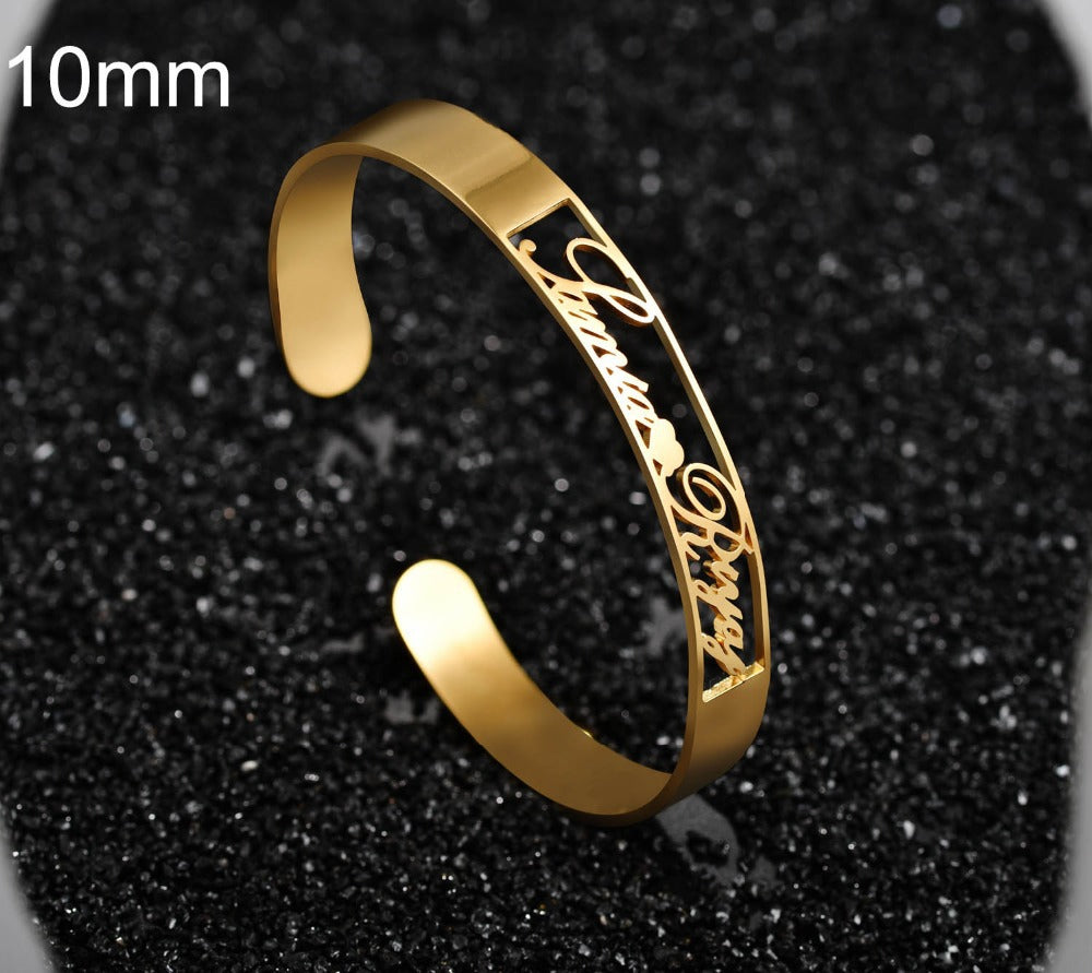 Customized Name Bracelet Stainless Steel Jewelry