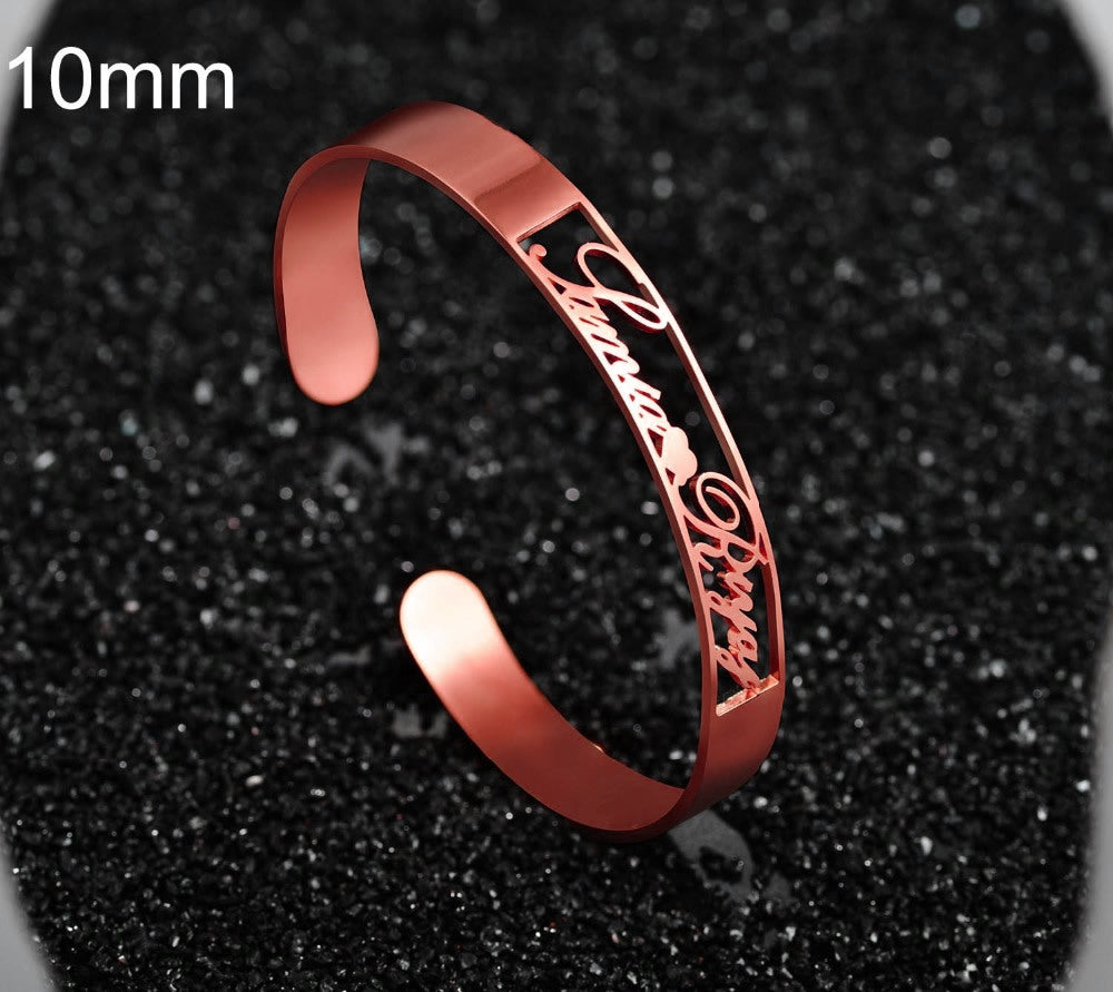 Customized Name Bracelet Stainless Steel Jewelry