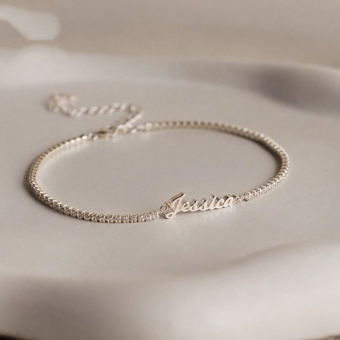 Customized Name Tennis Bracelet